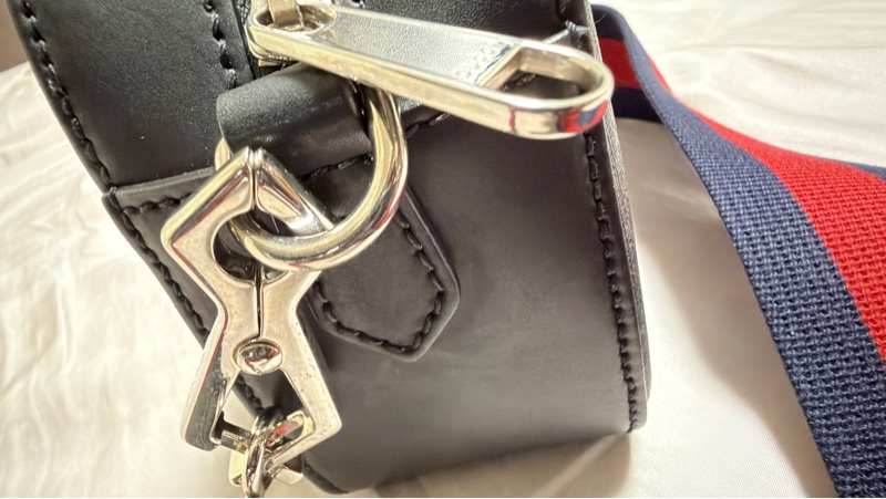 少用閒置品_大全配_台灣購證_Gucci_經典黑老花相機包_5748865RLN-13