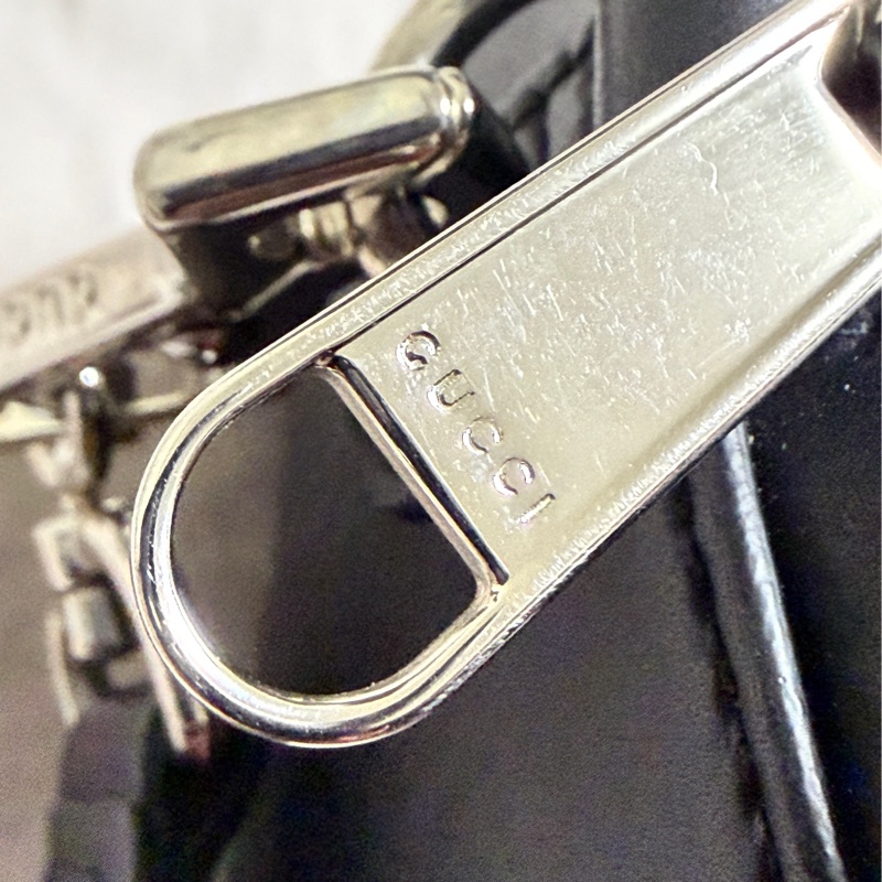 少用閒置品_大全配_台灣購證_Gucci_經典黑老花相機包_5748865RLN-17