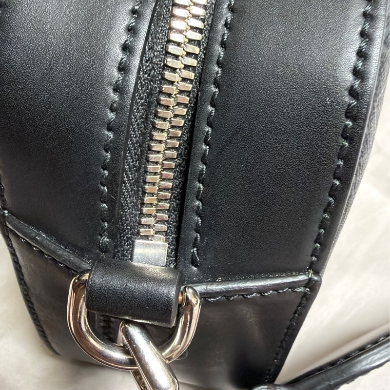 少用閒置品_大全配_台灣購證_Gucci_經典黑老花相機包_5748865RLN-23