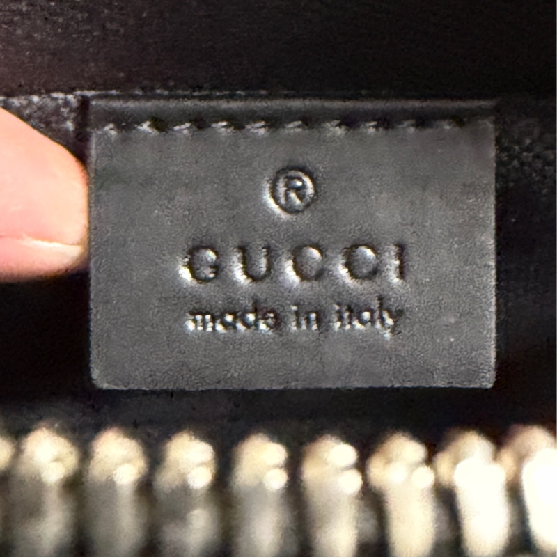 少用閒置品_大全配_台灣購證_Gucci_經典黑老花相機包_5748865RLN-27