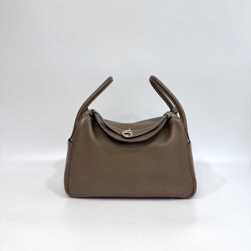 🐻愛馬仕金剛色Hermers18大象灰銀釦T/C皮Lindy30-10