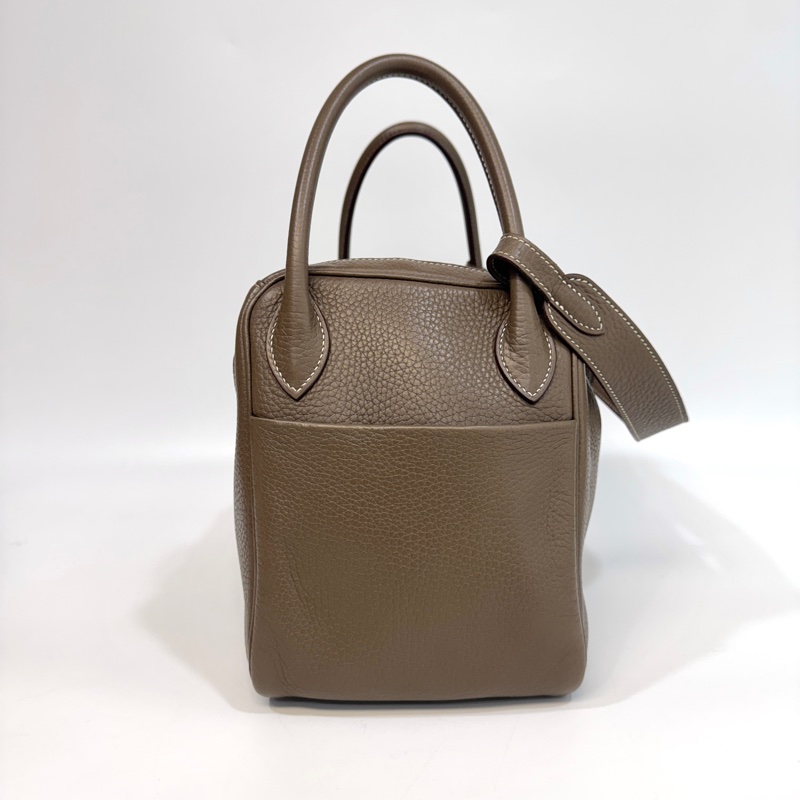 🐻愛馬仕金剛色Hermers18大象灰銀釦T/C皮Lindy30-15