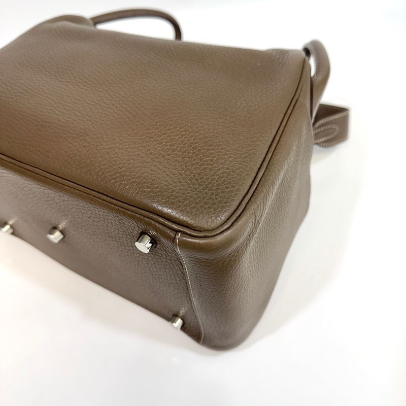 🐻愛馬仕金剛色Hermers18大象灰銀釦T/C皮Lindy30-19