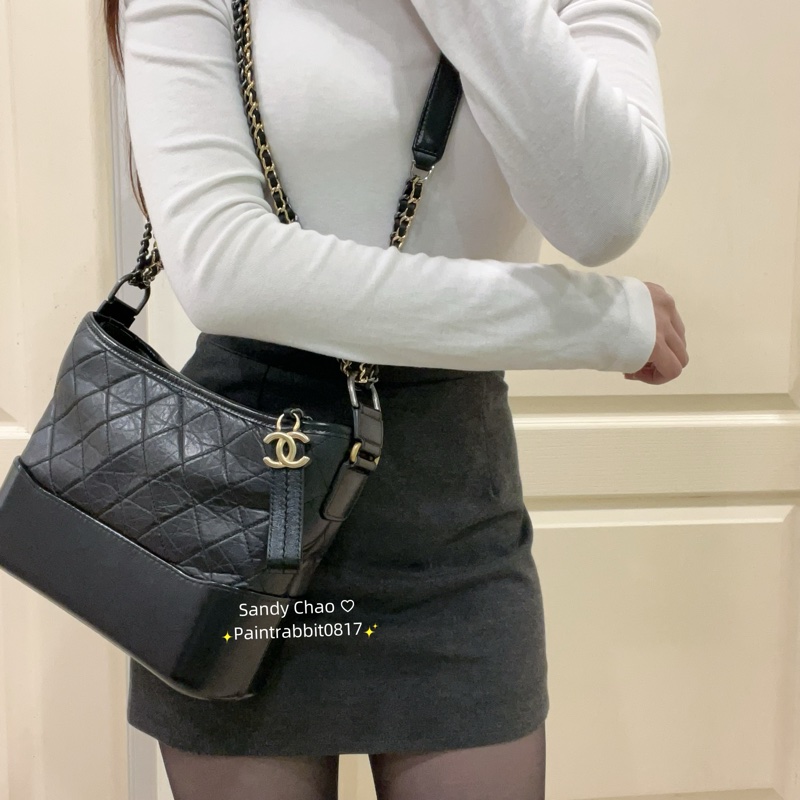 ෆ Chanel 黑色流浪 新中號-3