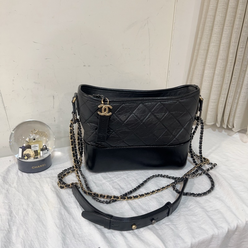 ෆ Chanel 黑色流浪 新中號-5