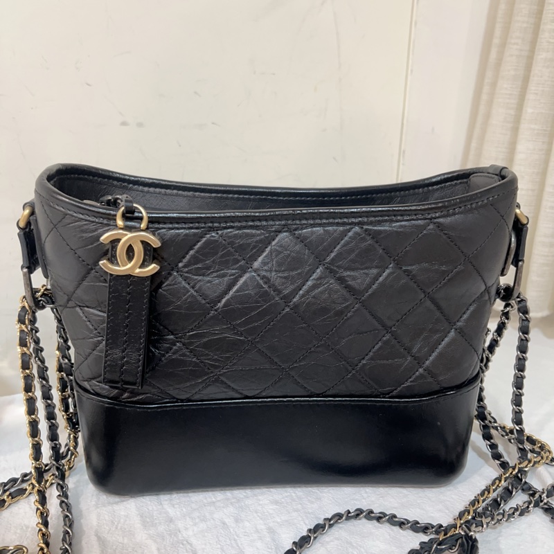 ෆ Chanel 黑色流浪 新中號-6