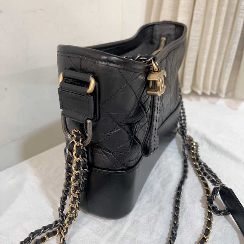 ෆ Chanel 黑色流浪 新中號-7