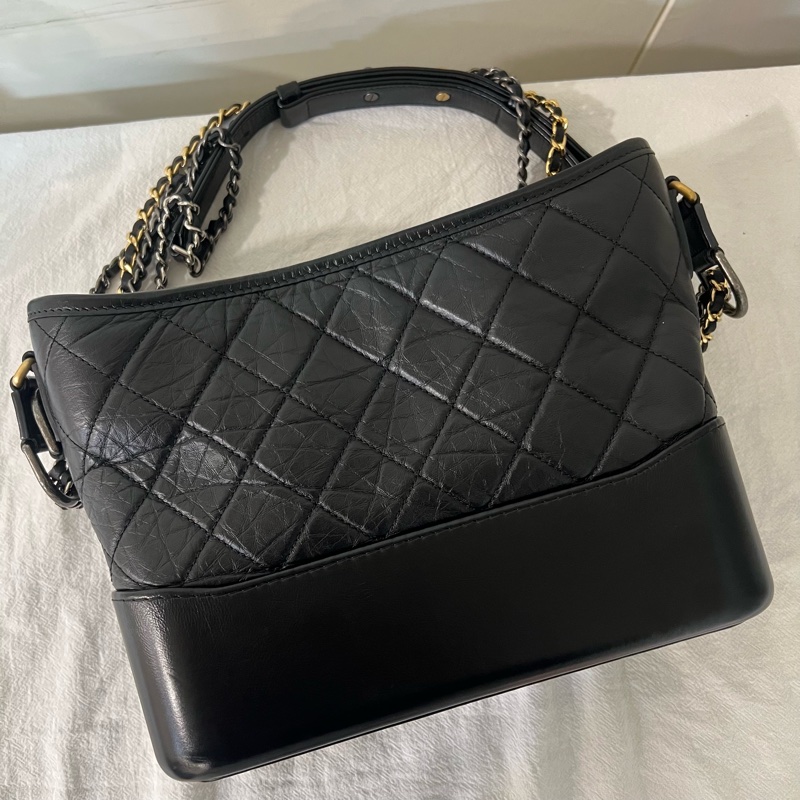 ෆ Chanel 黑色流浪 新中號-9