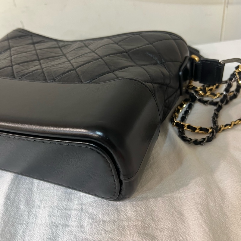 ෆ Chanel 黑色流浪 新中號-11