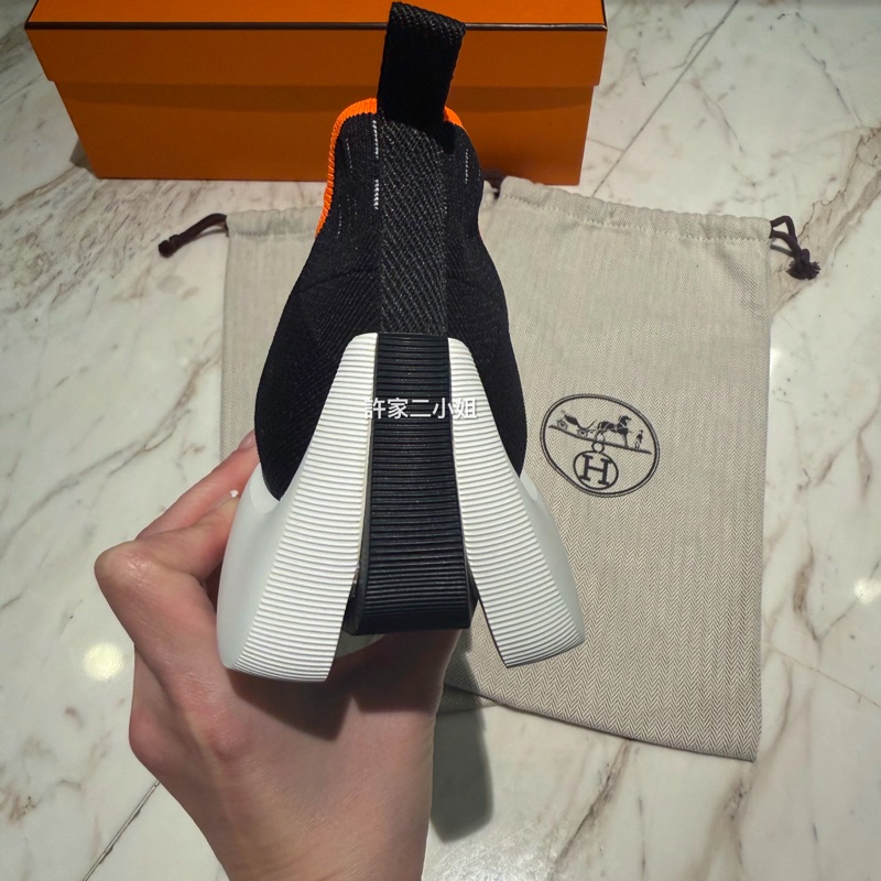 Hermes 全新閒置 Eclair sneaker 波浪休閒鞋-7