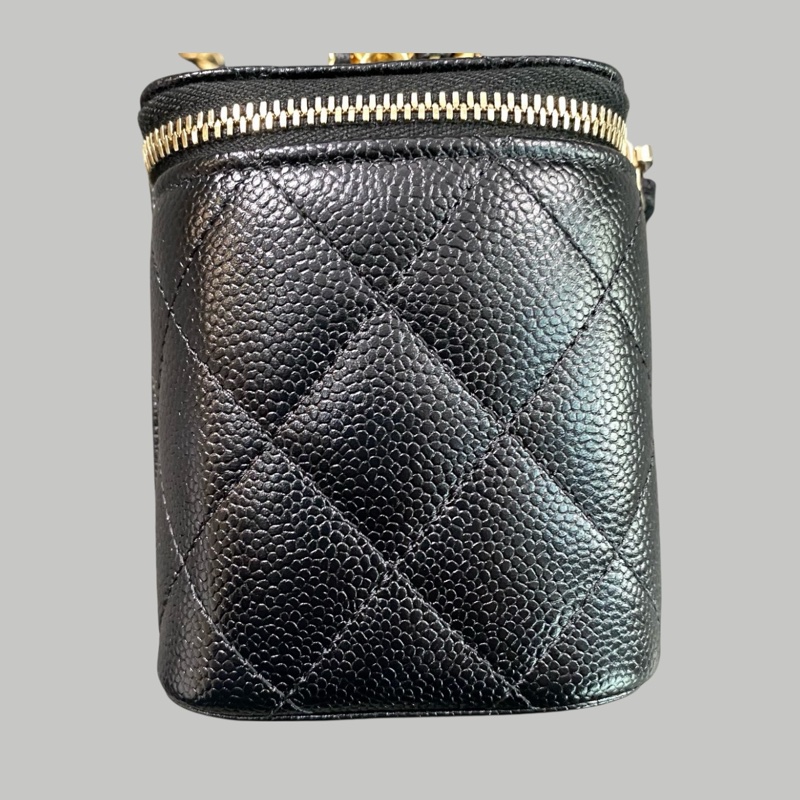 Chanel Caviar Vanity荔枝枝手柄長盒子-2