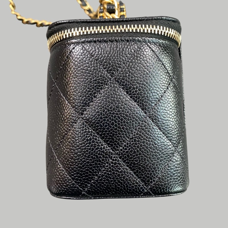 Chanel Caviar Vanity荔枝枝手柄長盒子-3