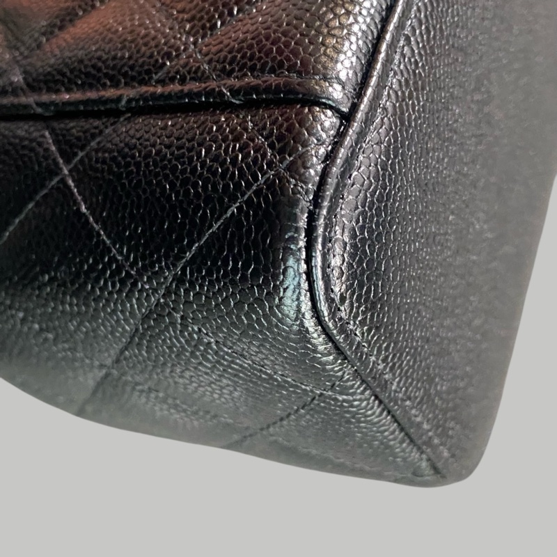 Chanel Caviar Vanity荔枝枝手柄長盒子-7