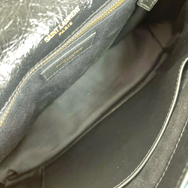 YSL 復古粗毛呢niki中號肩背包 28*20*8.5 98新配件塵袋-2