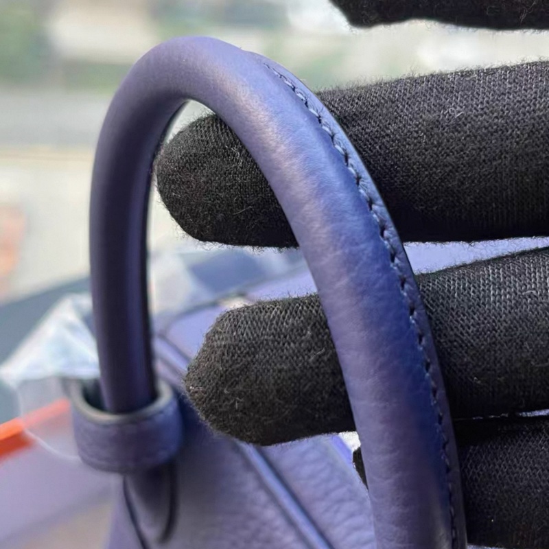 愛馬仕 Lindy26 午夜藍銀扣 tc皮 d刻-4