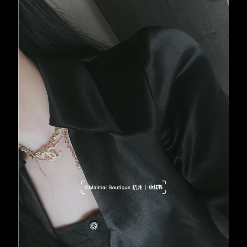 Chanel 香奈兒 復古金多層次雙 C 項鍊-3