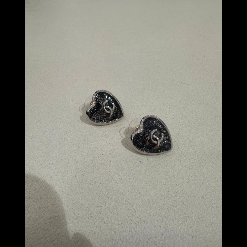 Chanel 24K 愛心耳環,銀色下單區(優惠款式)-6