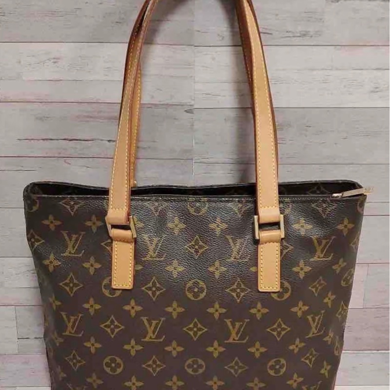 「JL精品代購」9新 LV 老花 hippo 鋼琴托特包中號-0