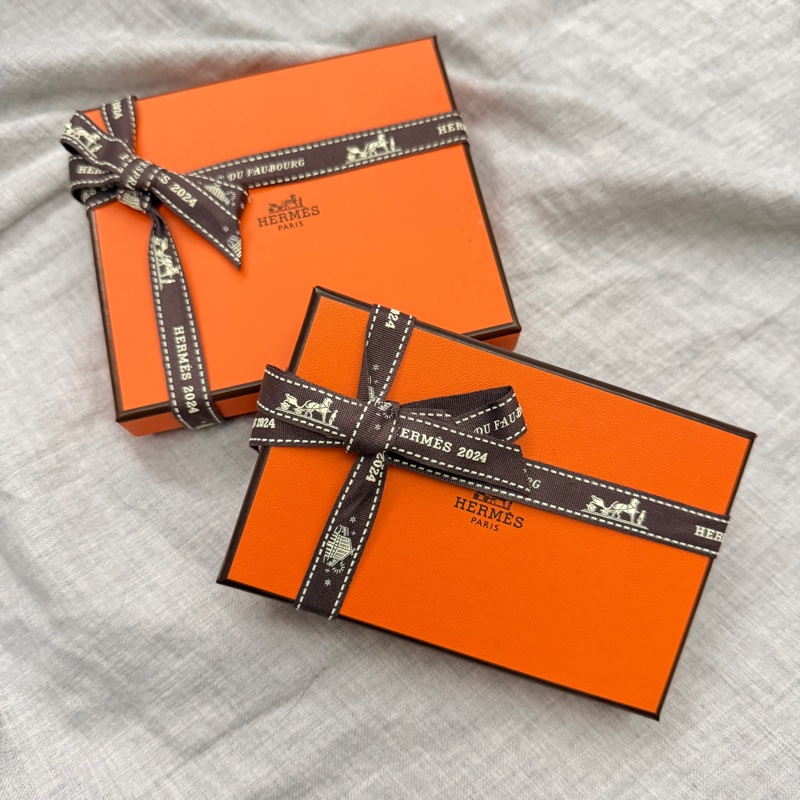 全新 Hermes Silk'In短夾 絲巾短夾 午夜藍-6