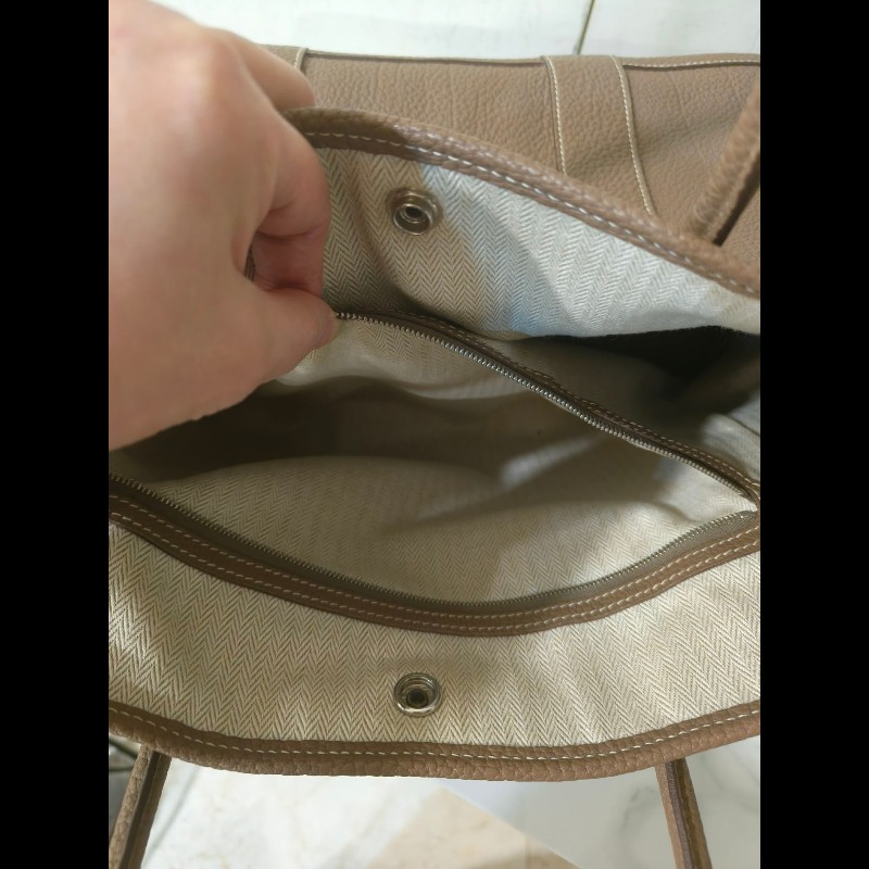 近新閒置花園包Garden Party 36 大象灰金剛色-11