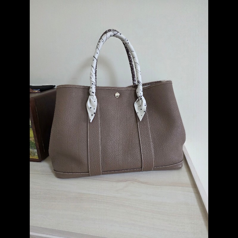 近新閒置花園包Garden Party 36 大象灰金剛色-21