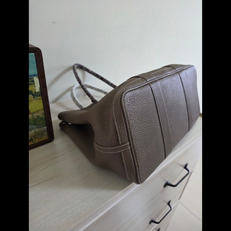 近新閒置花園包Garden Party 36 大象灰金剛色-28