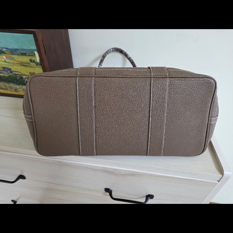 近新閒置花園包Garden Party 36 大象灰金剛色-31