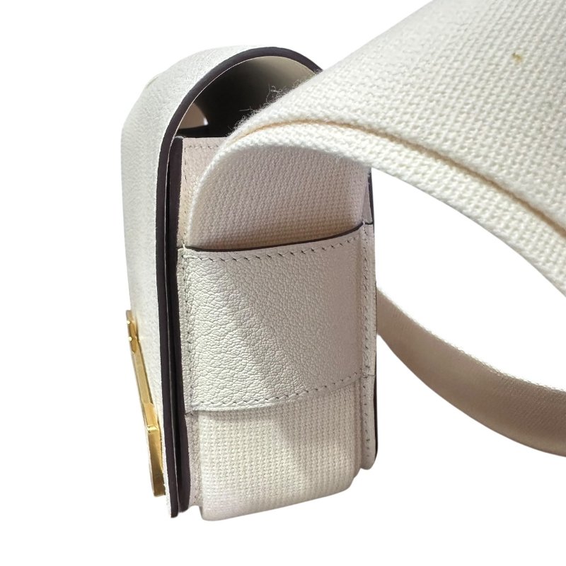 【美收精品】HERMES 奶昔白GETA B刻印 4-771-2