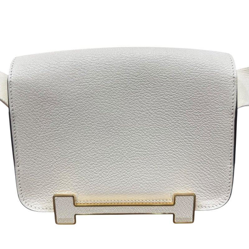 【美收精品】HERMES 奶昔白GETA B刻印 4-771-7