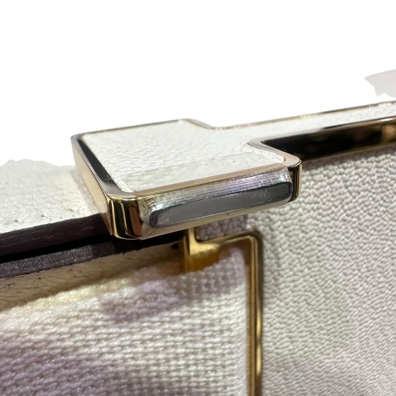 【美收精品】HERMES 奶昔白GETA B刻印 4-771-9