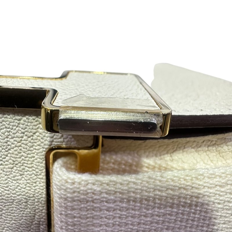 【美收精品】HERMES 奶昔白GETA B刻印 4-771-10