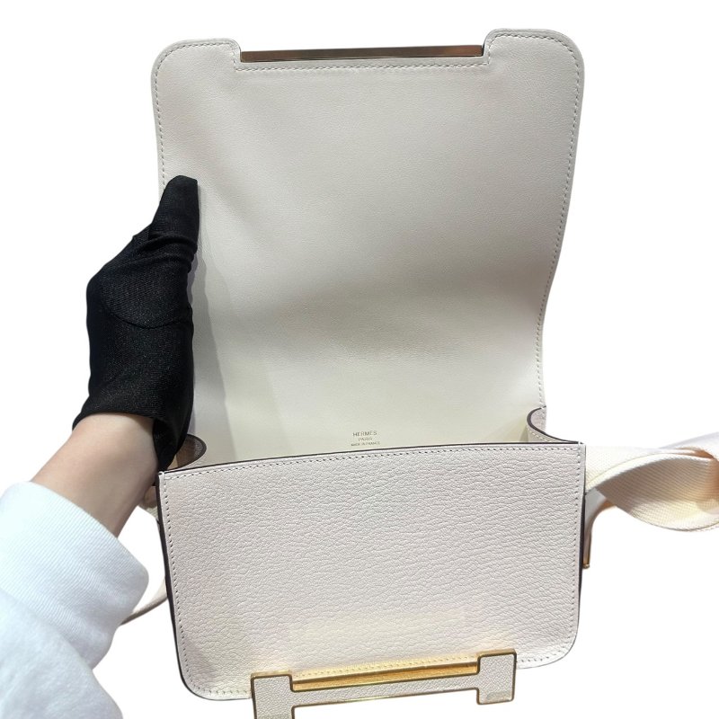 【美收精品】HERMES 奶昔白GETA B刻印 4-771-11