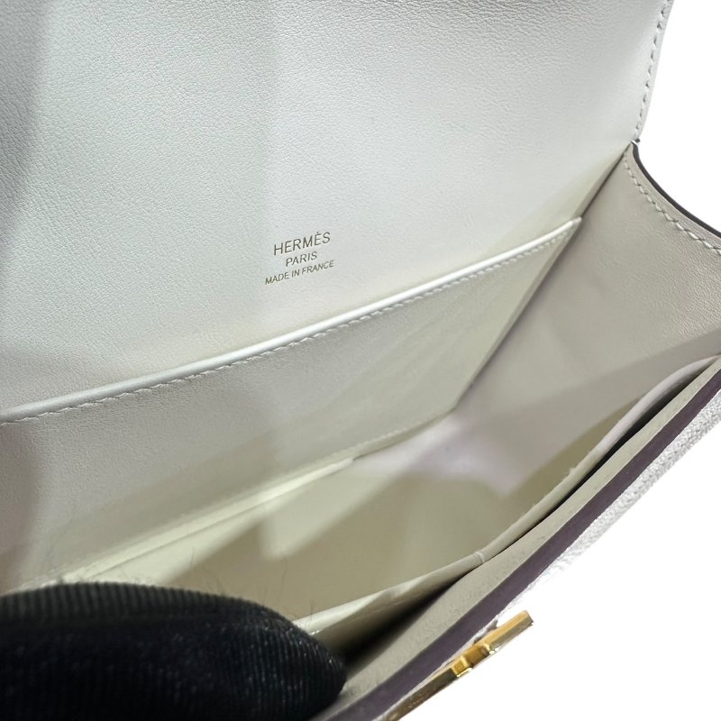 【美收精品】HERMES 奶昔白GETA B刻印 4-771-12