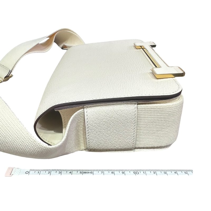 【美收精品】HERMES 奶昔白GETA B刻印 4-771-17