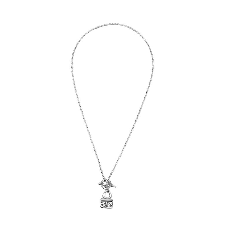 Hermes Constance 925純銀包包造型項鍊(銀)-0