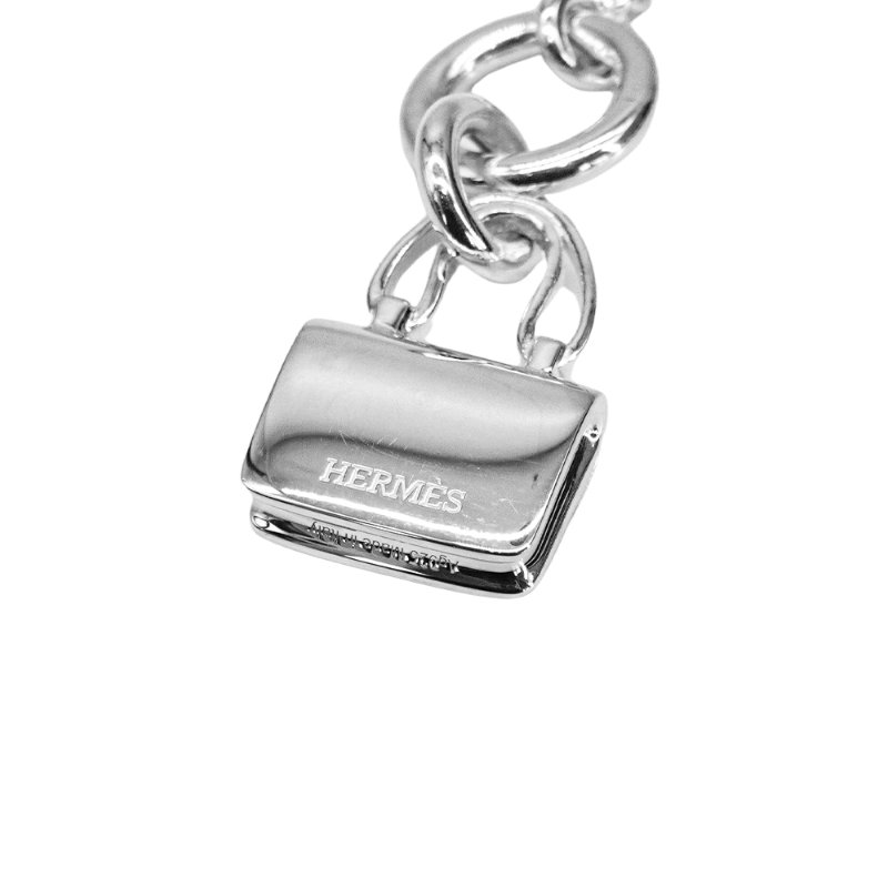 Hermes Constance 925純銀包包造型項鍊(銀)-2