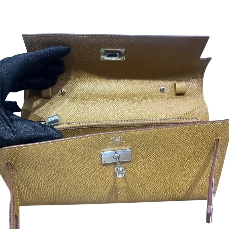 【美收精品】HERMES 焦糖色KELLY TOGO W刻印 4-770-8