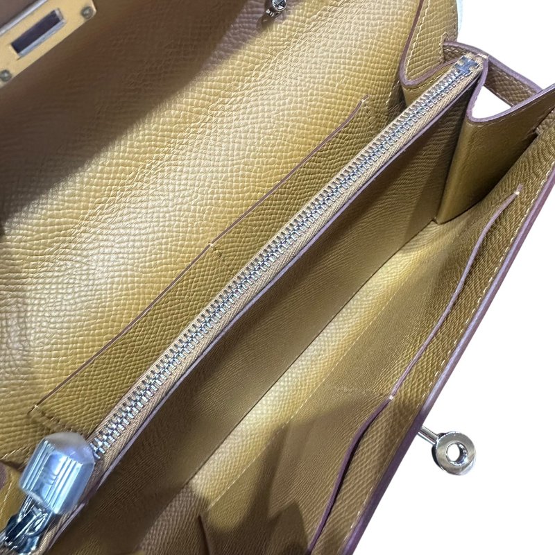 【美收精品】HERMES 焦糖色KELLY TOGO W刻印 4-770-9