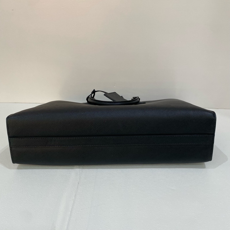 95新Prada普拉達經典三角標黑色公文包 尺寸39.5*9*29-8