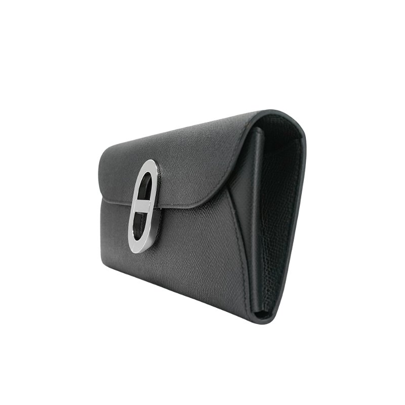 Hermes Maillon To Go Epsom牛皮銀釦斜背包(89黑)-1