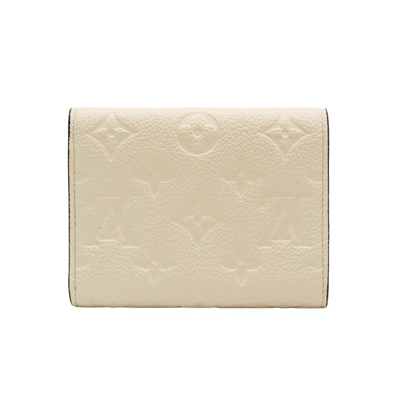 Louis Vuitton Victorine 壓紋牛皮釦式短夾(M82344-白)-2