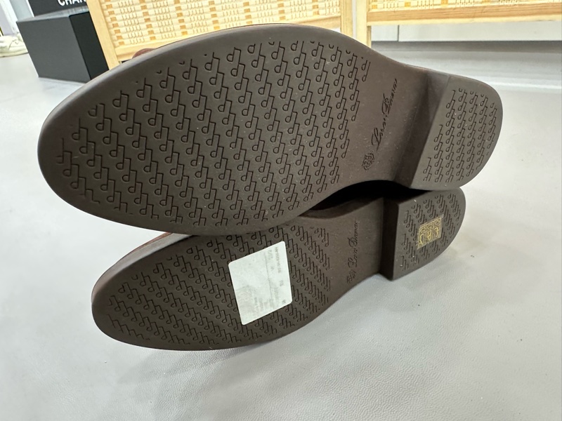 Loro Piana 25秋冬老錢風巧克力色麂皮騎士長靴 斷貨王 38碼-6