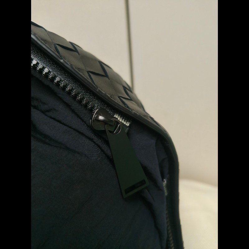 【9成新】㊣✨Bottega Veneta ✨(附防塵袋)寶緹嘉 BV 拼色 羊皮 編織 拼接 帆布 可收納 後背包 /二手包/二手精品/保證正品🌳二手樹屋🌳-13