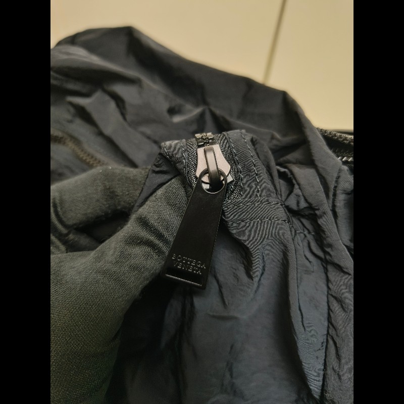 【9成新】㊣✨Bottega Veneta ✨(附防塵袋)寶緹嘉 BV 拼色 羊皮 編織 拼接 帆布 可收納 後背包 /二手包/二手精品/保證正品🌳二手樹屋🌳-15