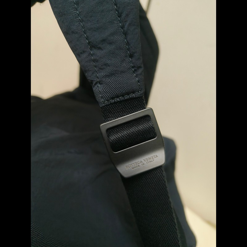 【9成新】㊣✨Bottega Veneta ✨(附防塵袋)寶緹嘉 BV 拼色 羊皮 編織 拼接 帆布 可收納 後背包 /二手包/二手精品/保證正品🌳二手樹屋🌳-25