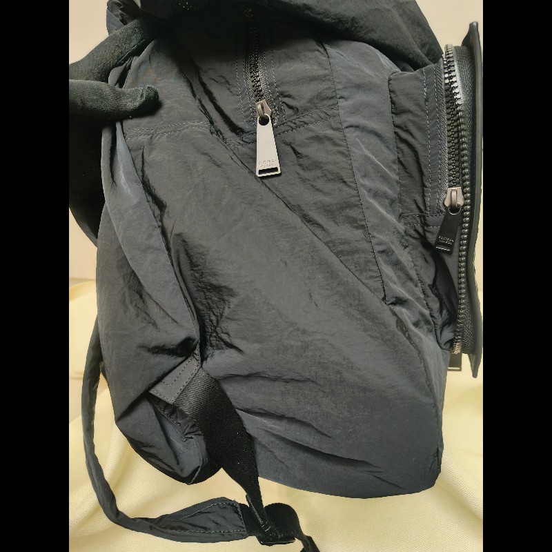 【9成新】㊣✨Bottega Veneta ✨(附防塵袋)寶緹嘉 BV 拼色 羊皮 編織 拼接 帆布 可收納 後背包 /二手包/二手精品/保證正品🌳二手樹屋🌳-29