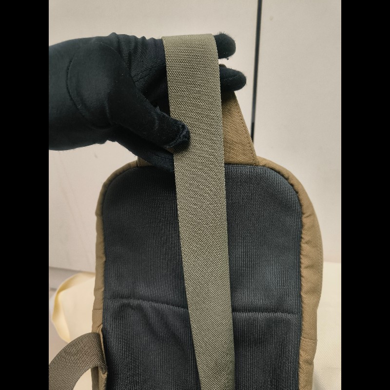 ㊣✨ Burberry✨博柏利 褐綠色 印字 布面 直立 胸前包 胸包 斜跨包 單車包/二手精品/保證正品🌳二手樹屋🌳-22