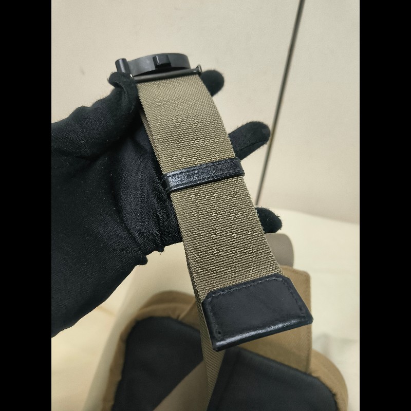 ㊣✨ Burberry✨博柏利 褐綠色 印字 布面 直立 胸前包 胸包 斜跨包 單車包/二手精品/保證正品🌳二手樹屋🌳-24