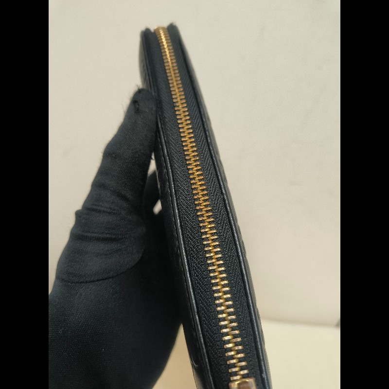 【8成新】㊣✨GUCCI✨古馳 黑色 牛皮 壓紋 老花 長夾 錢包 皮夾/雙G/二手包/保證正品🌳二手樹屋🌳-19