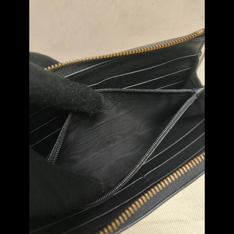 【8成新】㊣✨GUCCI✨古馳 黑色 牛皮 壓紋 老花 長夾 錢包 皮夾/雙G/二手包/保證正品🌳二手樹屋🌳-25